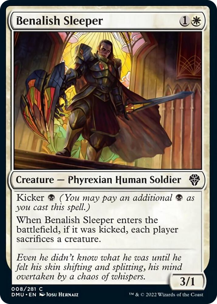 0008 Benalish Sleeper C Dominaria United