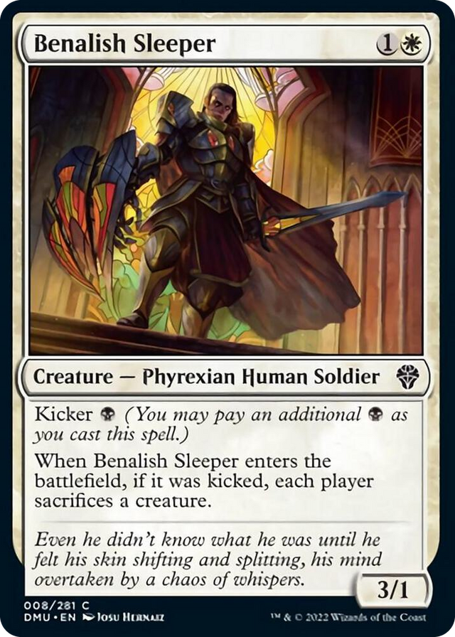 0008 Benalish Sleeper C Dominaria United
