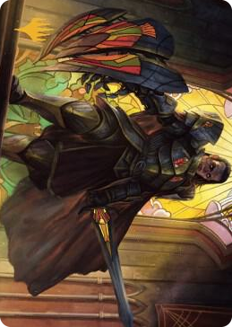 0004 Benalish Sleeper Art Card (Gold-Stamped Signature) S Art Series: Dominaria United