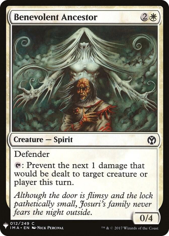 0012 Benevolent Ancestor C The List Reprints