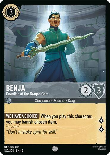 0180 Benja - Guardian of the Dragon Gem Common Fabled