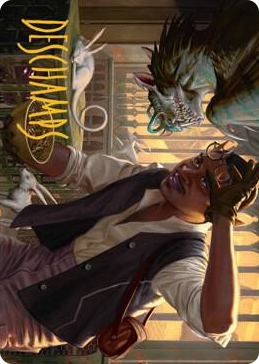 0049 Bennie Bracks, Zoologist Art Card (Gold-Stamped Signature) S Art Series: Streets of New Capenna