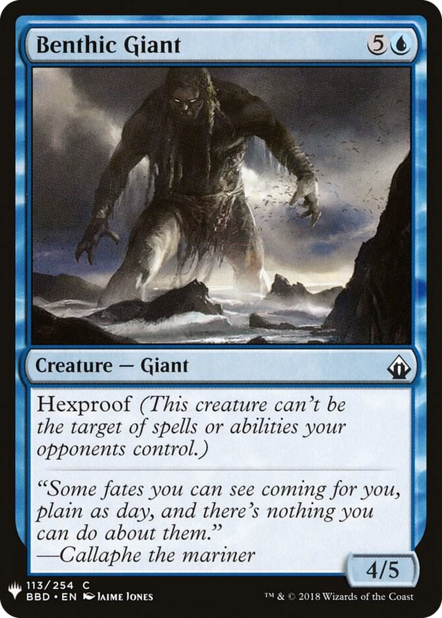 0113 Benthic Giant C The List Reprints