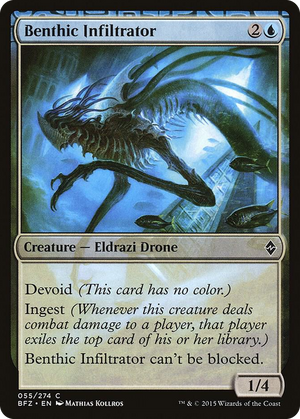 0055 Benthic Infiltrator C Battle for Zendikar