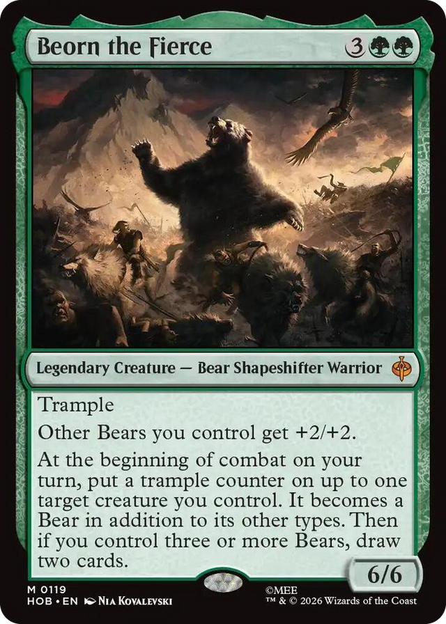 0119 Beorn the Fierce M The Hobbit