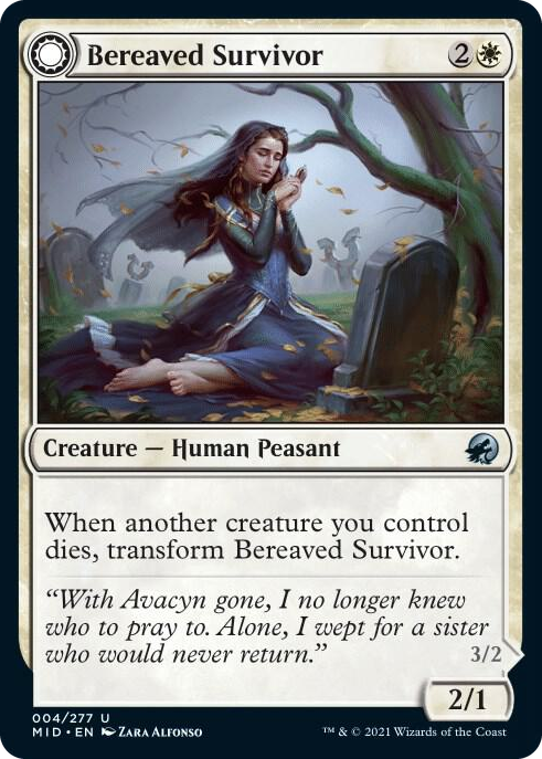 0004 Bereaved Survivor U Innistrad: Midnight Hunt