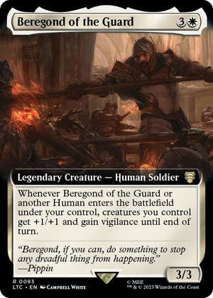 0093 Beregond of the Guard (Extended Art) R Commander: The Lord of the Rings: Tales of Middle-earth