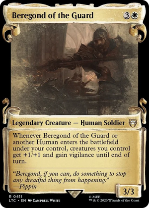 0411 Beregond of the Guard (Showcase Scrolls) R Commander: The Lord of the Rings: Tales of Middle-earth