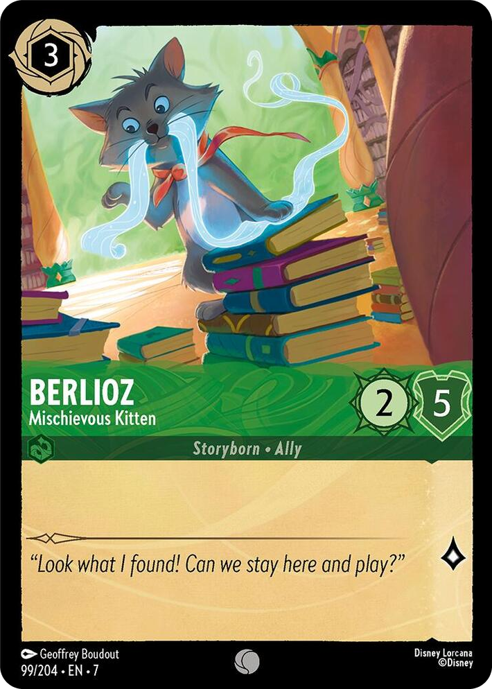 0099 Berlioz - Mischievous Kitten Common Archazia's Island