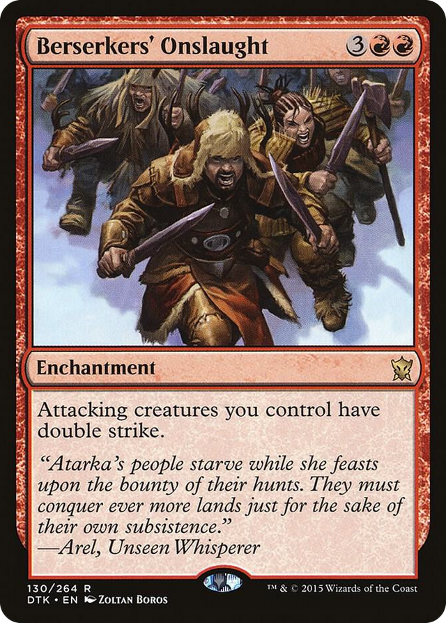 0130 Berserkers' Onslaught R Dragons of Tarkir