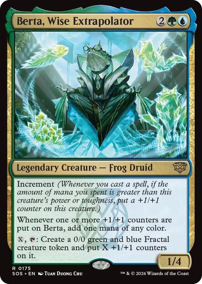 0175 Berta, Wise Extrapolator R Secrets of Strixhaven