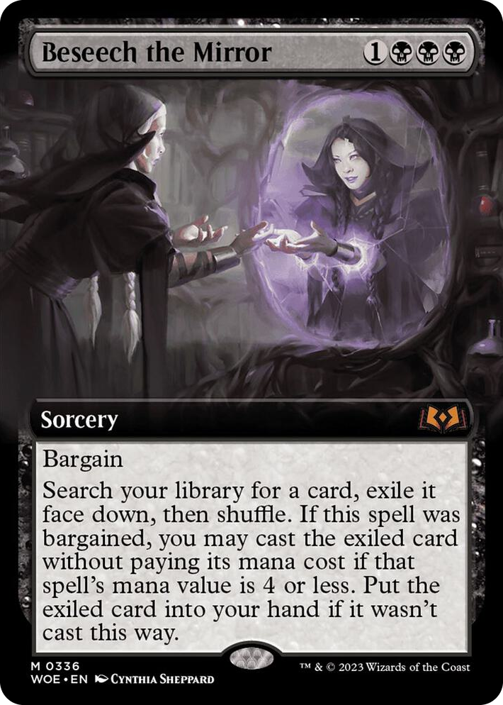 0336 Beseech the Mirror (Extended Art) M Wilds of Eldraine