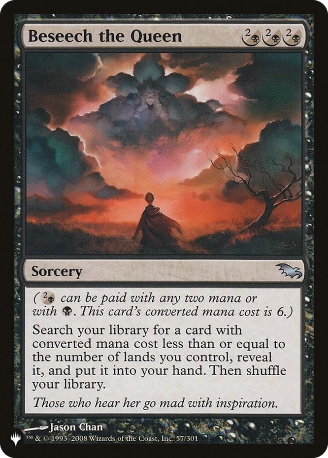 Beseech the Queen #57 U - The List Reprints Pokemon card