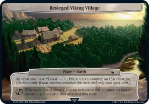0570 Besieged Viking Village T Planechase: Universes Beyond: Doctor Who