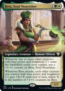 0167 Bess, Soul Nourisher (Extended Art) R Commander: Streets of New Capenna