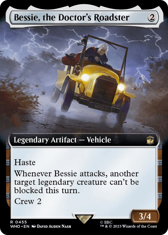 0455 Bessie, the Doctor's Roadster (Extended Art) R Universes Beyond: Doctor Who
