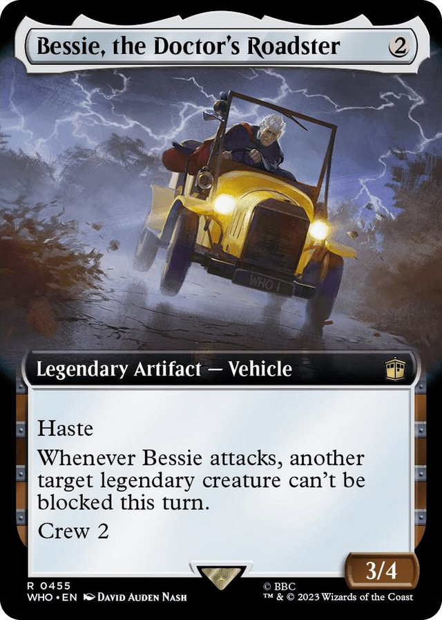0455 Bessie, the Doctor's Roadster (Extended Art) R Universes Beyond: Doctor Who