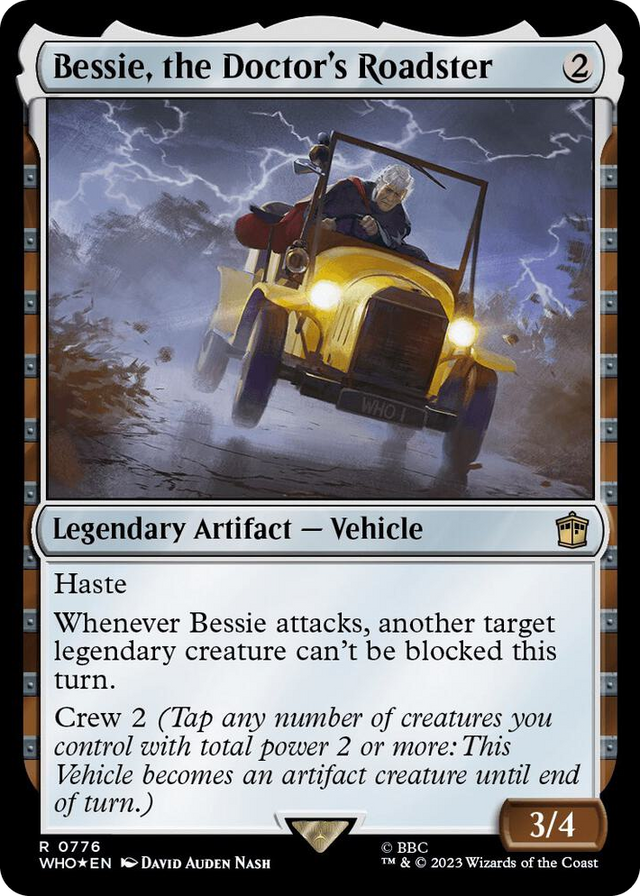 0776 Bessie, the Doctor's Roadster (Surge Foil) R Universes Beyond: Doctor Who