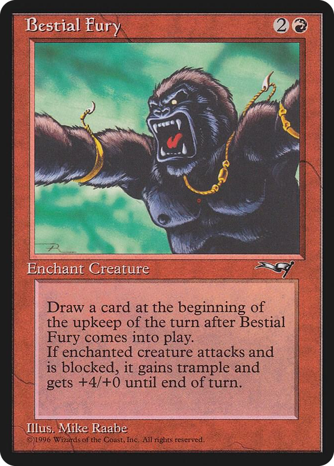 0100 Bestial Fury (Facing Left) C Alliances