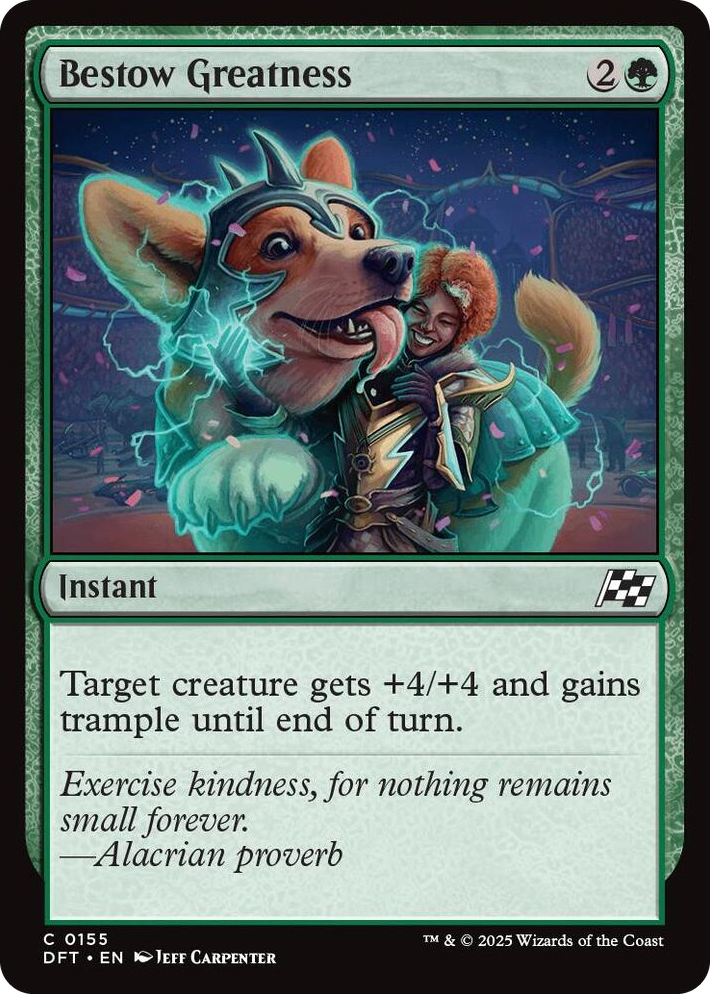 0155 Bestow Greatness C Aetherdrift