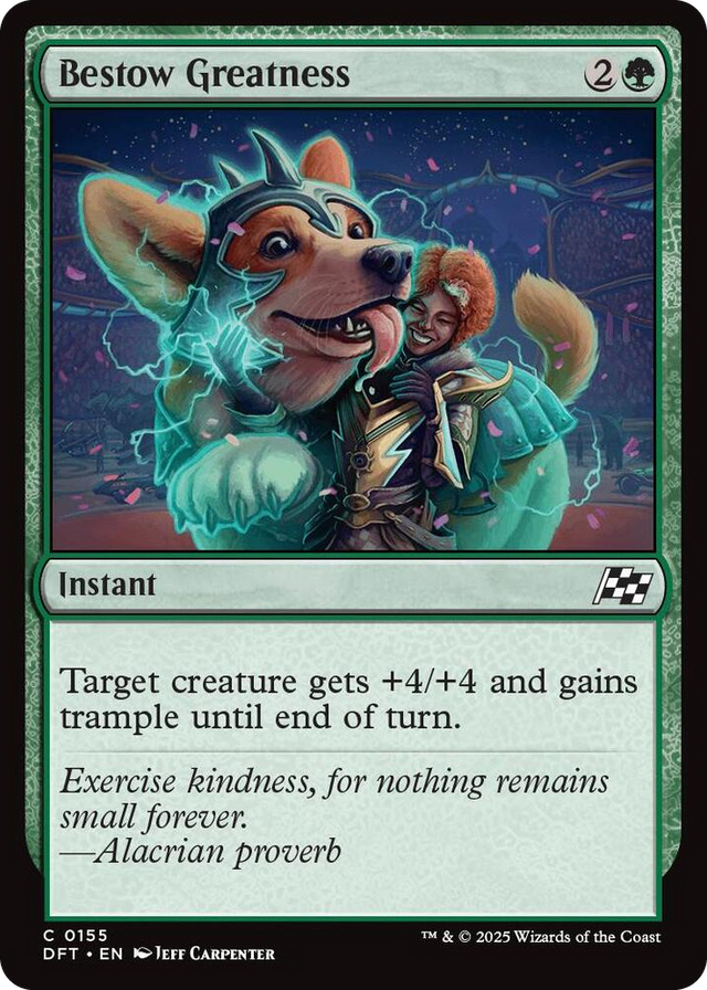 0155 Bestow Greatness C Aetherdrift