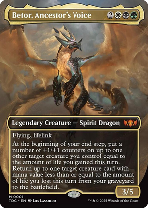0001 Betor, Ancestor's Voice (Borderless) M Commander: Tarkir: Dragonstorm