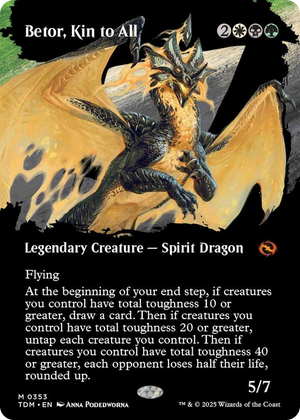 0353 Betor, Kin to All (Borderless) M Dragonstorm