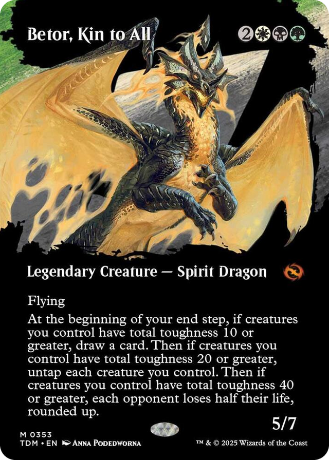 0353 Betor, Kin to All (Borderless) M Dragonstorm