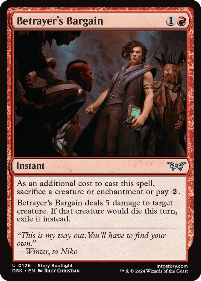 0126 Betrayer's Bargain U Duskmourn: House of Horror