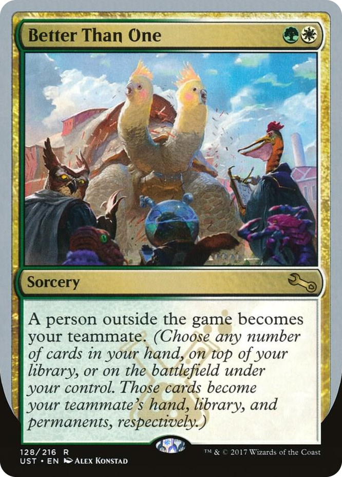 0128 Better Than One R Unstable