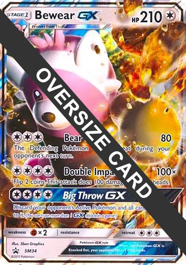 SM034 Bewear GX - SM34 (Black Star Promos) Promo Jumbo Cards
