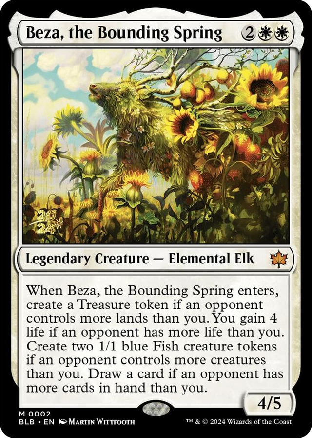 0002 Beza, the Bounding Spring M Prerelease Cards