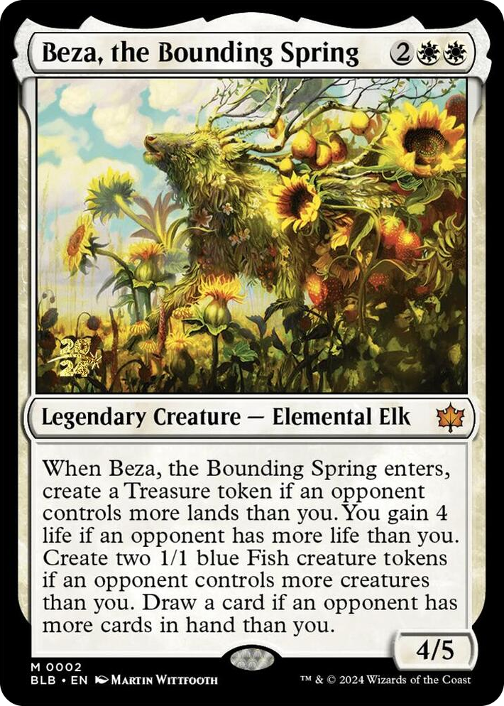 0002 Beza, the Bounding Spring M Prerelease Cards