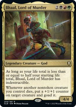 0268 Bhaal, Lord of Murder R Commander Legends: Battle for Baldur's Gate