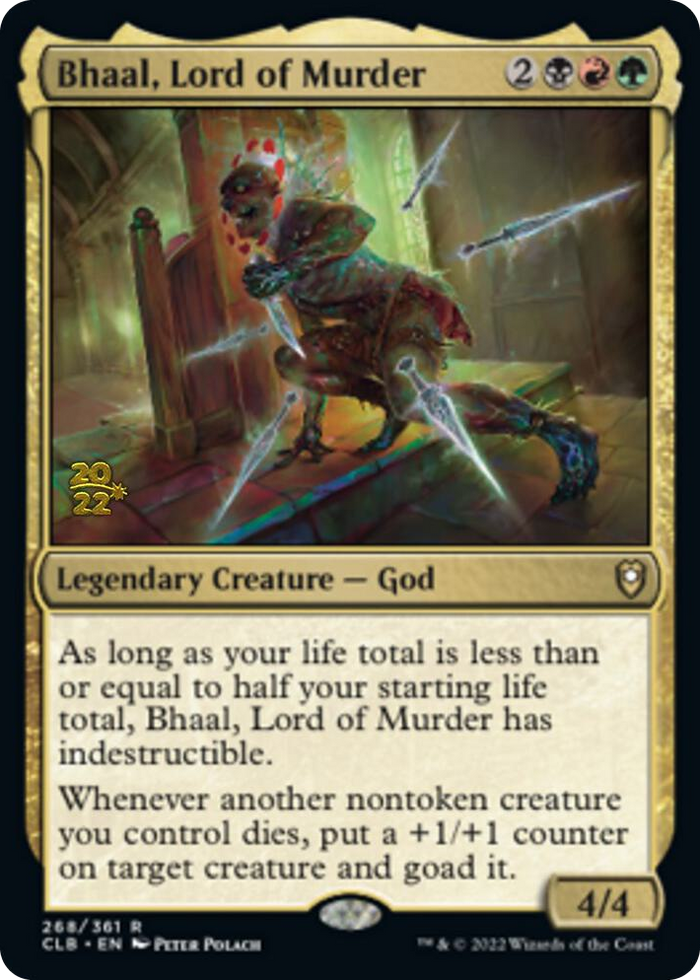 Bhaal, Lord of Murder #268 R - Prerelease Cards Pokemon card