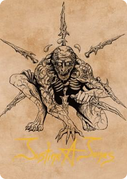0063 Bhaal, Lord of Murder Art Card (Gold-Stamped Signature) S Art Series: Commander Legends: Battle for Baldur's Gate