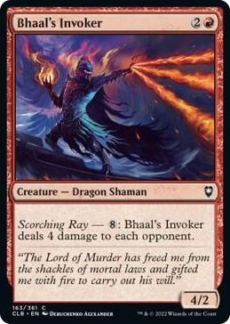 0163 Bhaal's Invoker C Commander Legends: Battle for Baldur's Gate