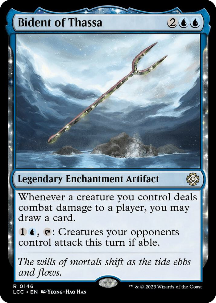 Bident of Thassa #146 R - Commander: The Lost Caverns of Ixalan Pokemon card