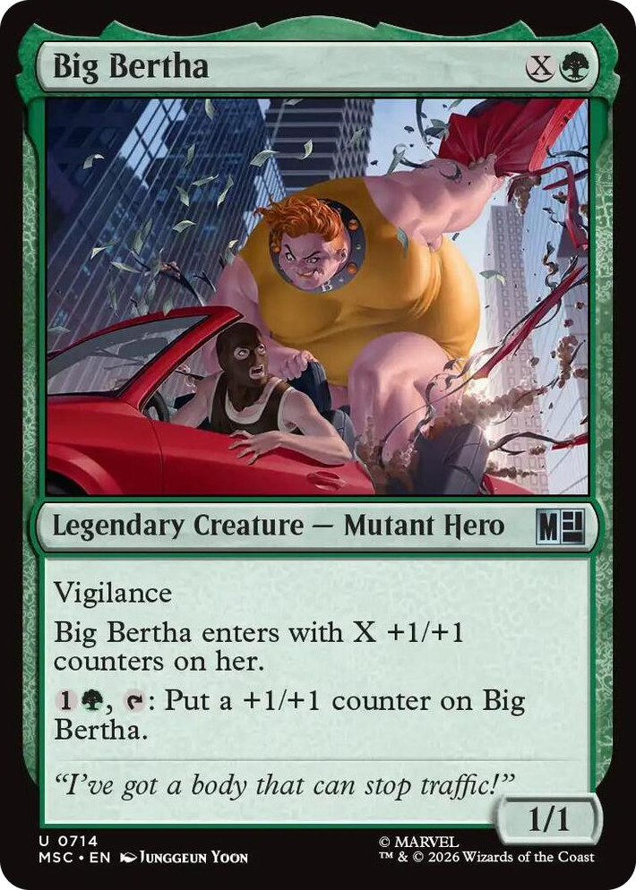 0714 Big Bertha U Commander: Marvel Super Heroes