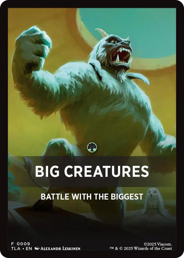 0009 Big Creatures Theme Card T The Last Airbender