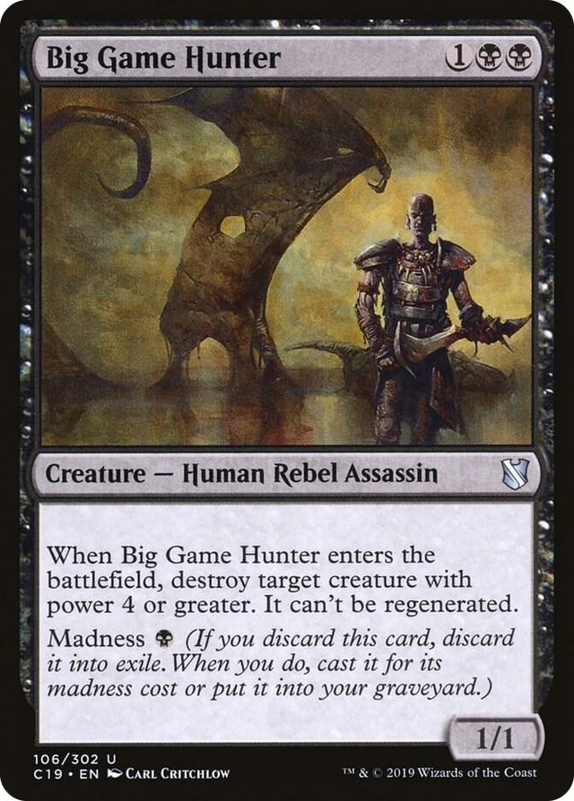 0106 Big Game Hunter U Commander 2019