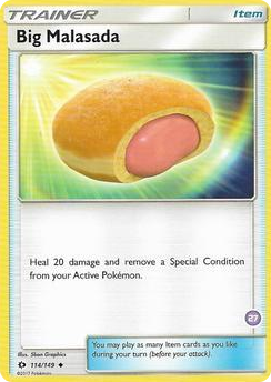 0114 Big Malasada (27) Uncommon SM Trainer Kit: Alolan Sandslash & Alolan Ninetales