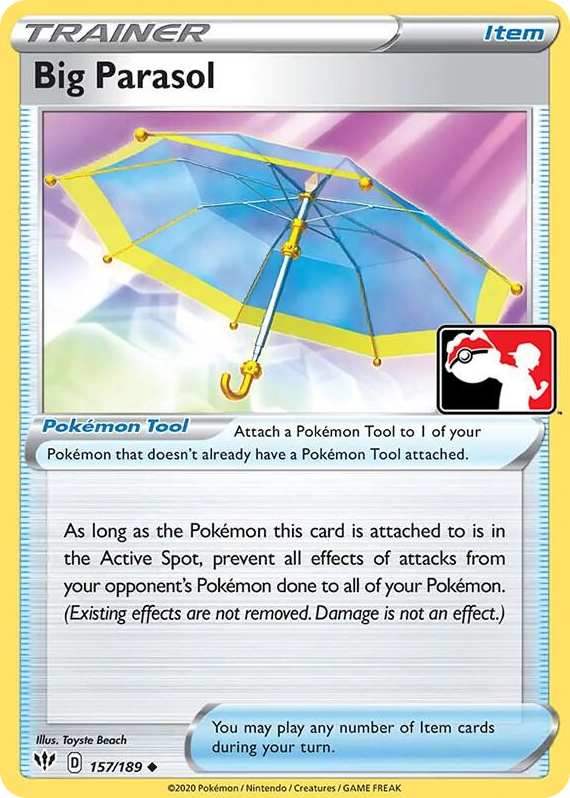 0157 Big Parasol Uncommon Prize Pack Series Cards