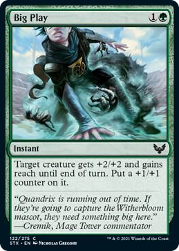 0122 Big Play C Strixhaven: School of Mages