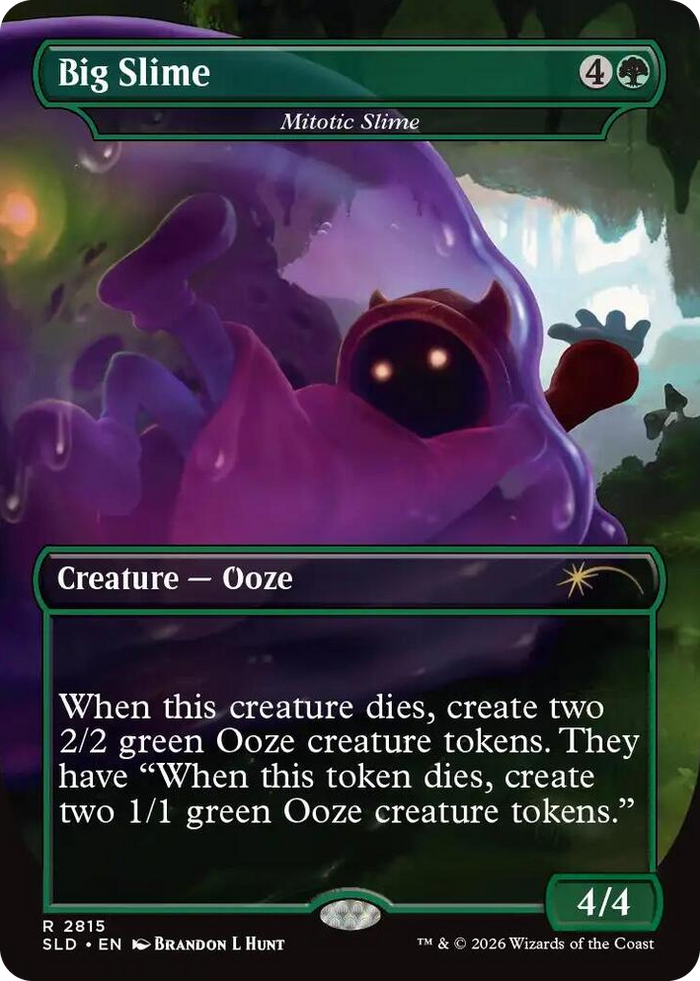 Big Slime - Mitotic Slime #2815 R - Secret Lair Drop Series Pokemon card