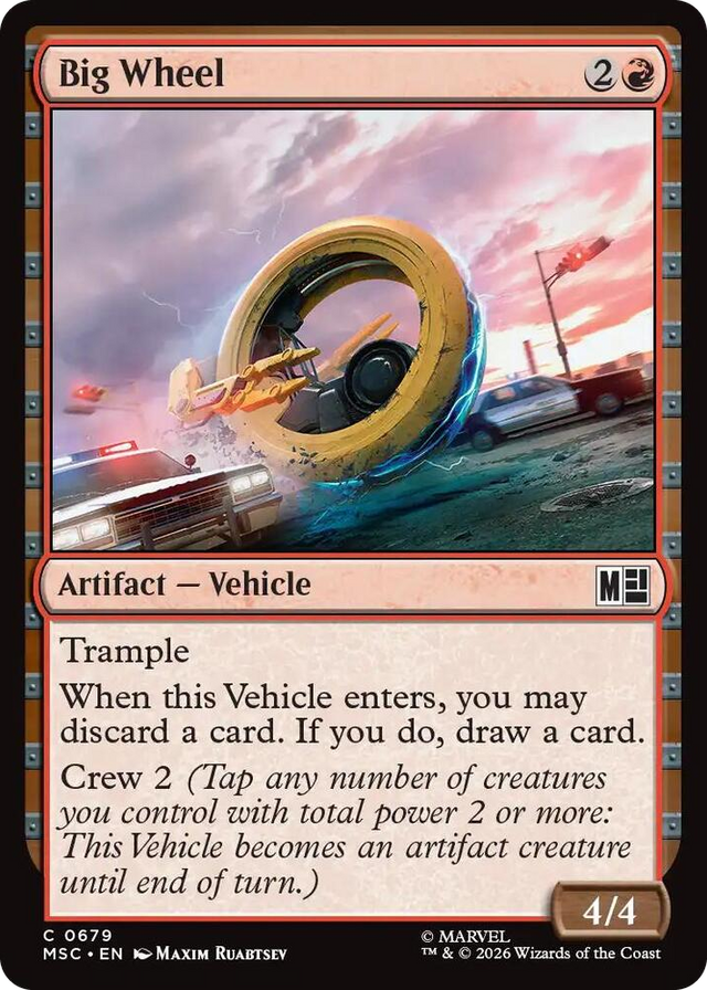 0679 Big Wheel C Commander: Marvel Super Heroes