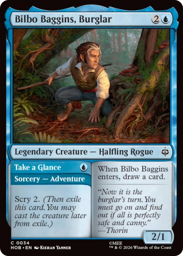 0034 Bilbo Baggins, Burglar C The Hobbit