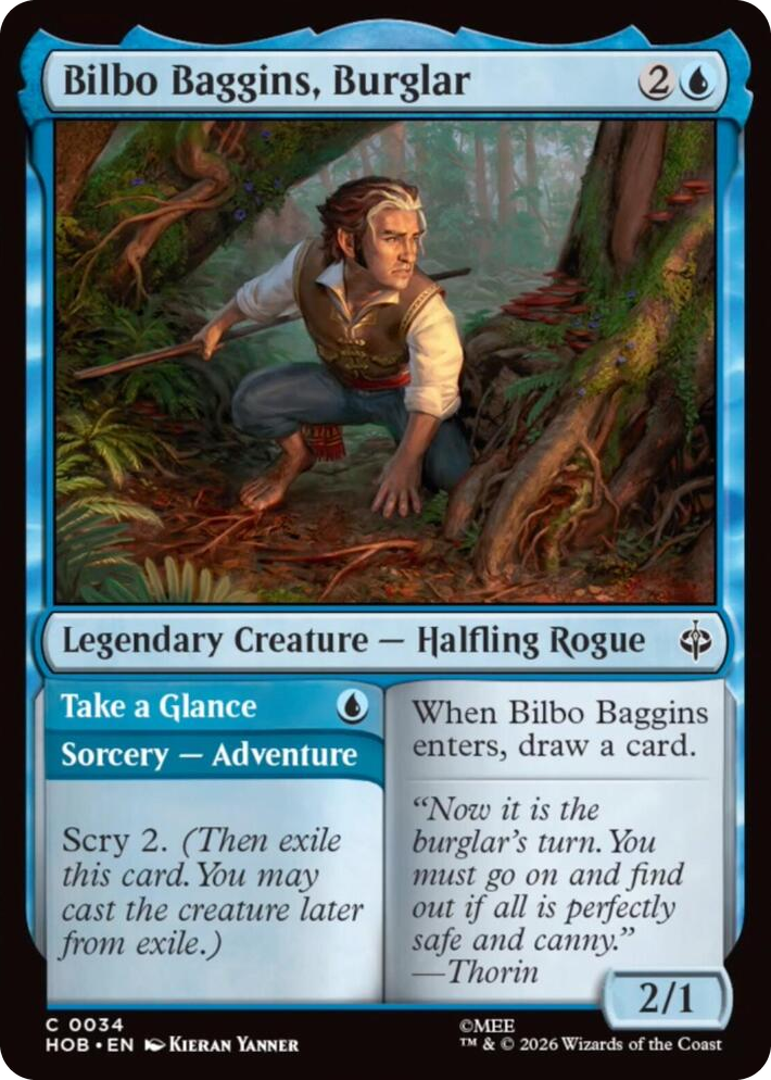 0034 Bilbo Baggins, Burglar C The Hobbit