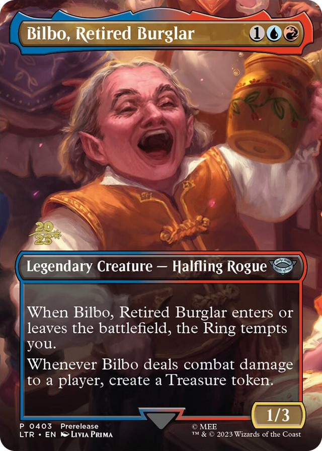 0403 Bilbo, Retired Burglar U Prerelease Cards