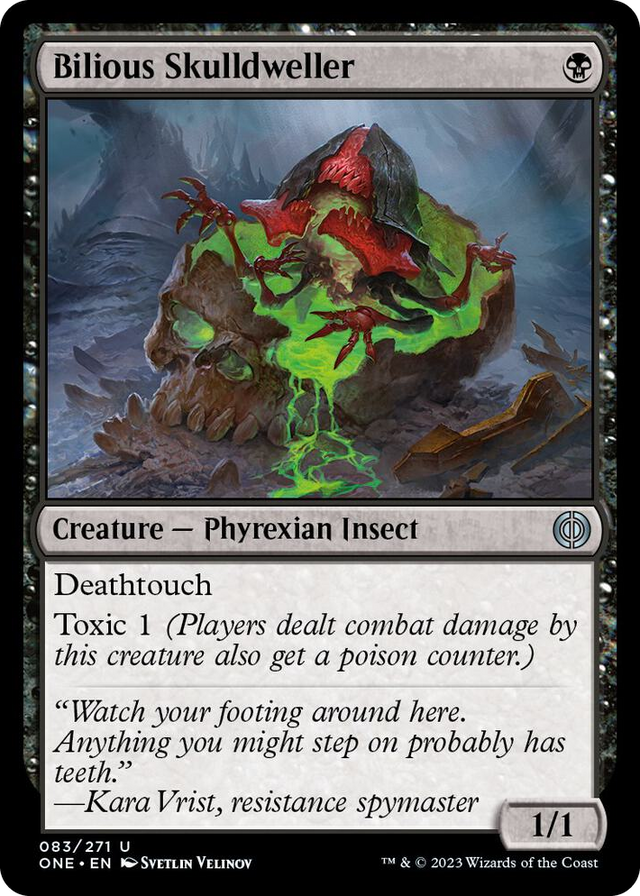 0083 Bilious Skulldweller U Phyrexia: All Will Be One